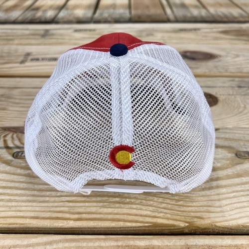 COLFAX MARATHON Boulder Colorado Trucker Hat Cap Men's Polyester - Picture 4 of 6