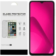 For T-Mobile REVVL 8 TMRV085G 2x Tempered Glass Screen Protector