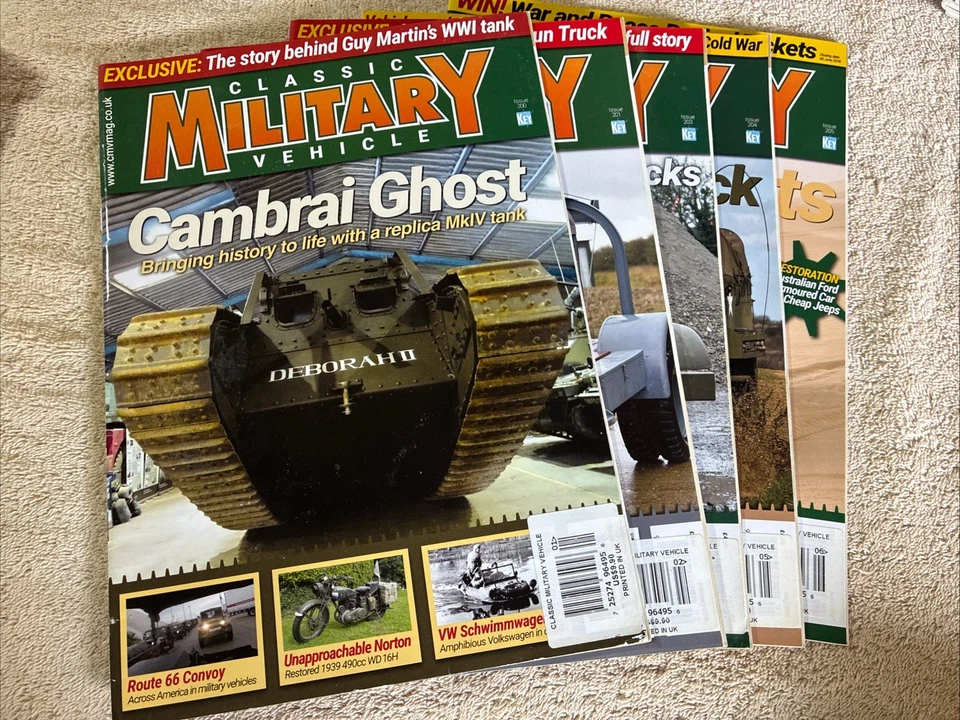 Classic Military Vehicles Magazine Lot (11) - Full Year 2018 (less July) - Imagem 2 de 4