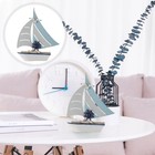 Miniatur -Segelboot nautische Segelboot Modell Holz Segelboot Modell Desktop