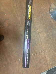 STAR WARS FORCE FX MACE WINDU ATTACK OF THE CLONES MASTER REPLICAS LIGHTSABER