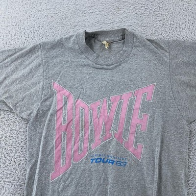Vintage 1983 David Bowie Concert T-Shirt Mens XXS Serious Moonlight Tour USA 80s