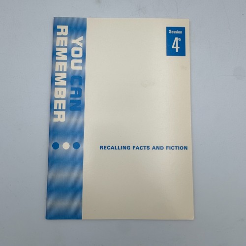 You Can Remember by Dr Bruno Furst 12 Part Course In Memory & Concentration - Picture 10 of 18