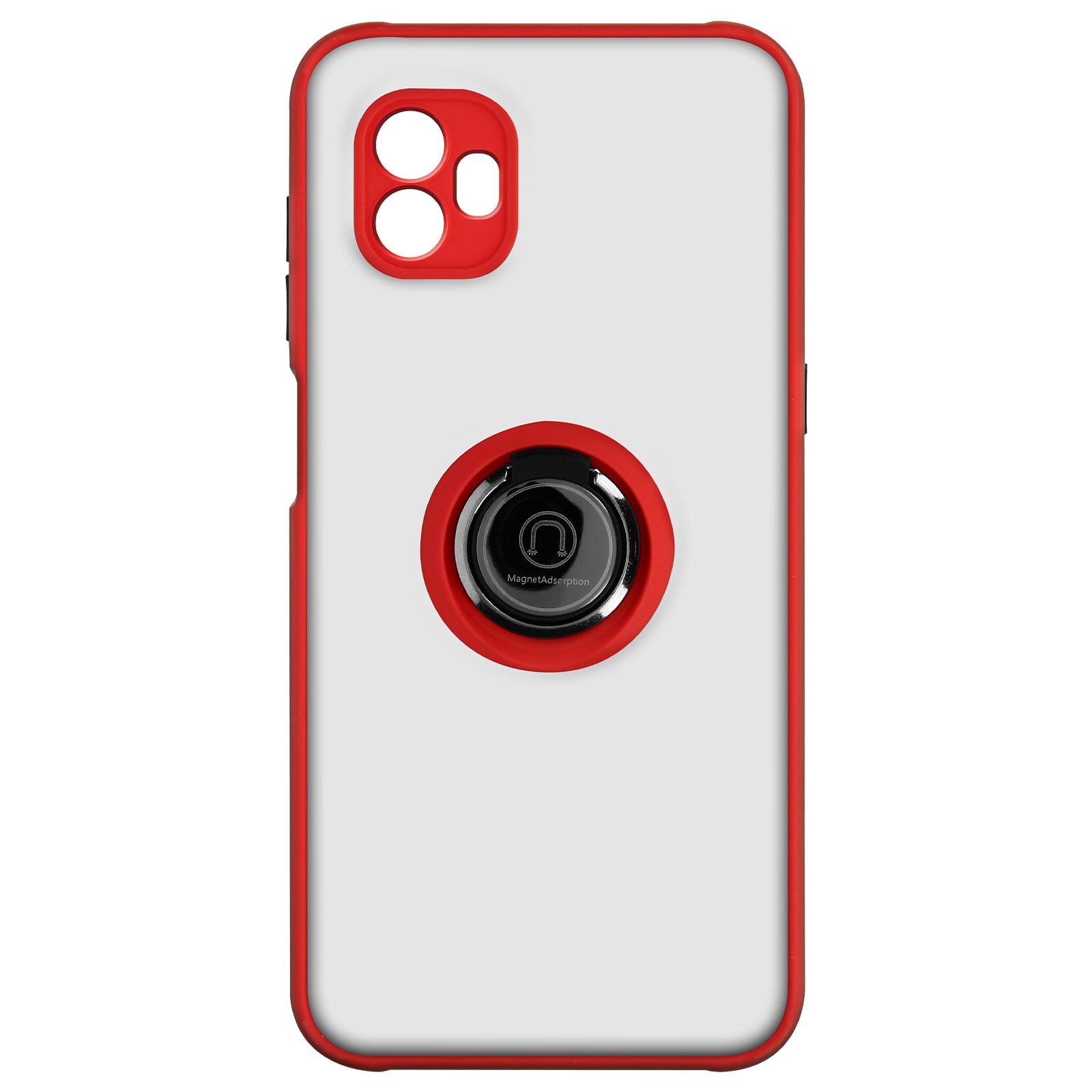 Coque Galaxy Xcover 6 Pro rouge idéale pour chantier et visionnage vidéo mains libres
