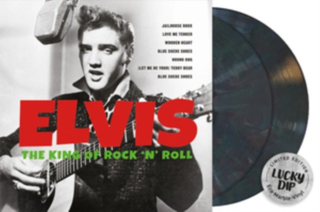 PRESLEY, Elvis - The King Of Rock 'N' Roll - LIMITED MARBLED ECO VINYL 2XLP - Image 2