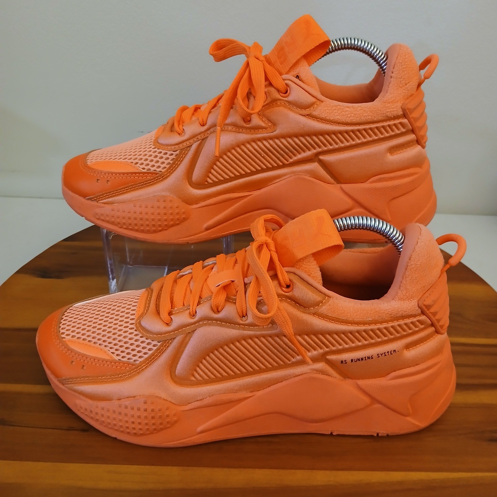 Puma RS-X Softcase Womens 9.5 Fluo Peach Running Shoes Sneakers 371983-05