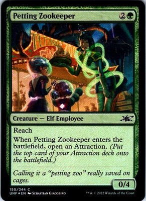 Petting Zookeeper C Foil UNF Unfinity 150 NM