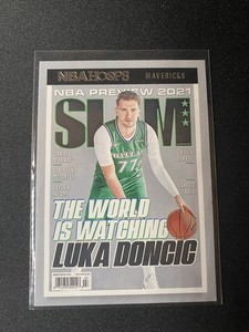 2021-22 Panini NBA Hoops Luka Doncic #SLAM 230 Dallas Maverick’s