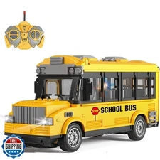 RC School Bus - Remote Control Car Vehicles, 2.4G Opening Doors C