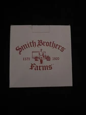 Smith Brothers Farms Delivery Van Building Block Set Used
