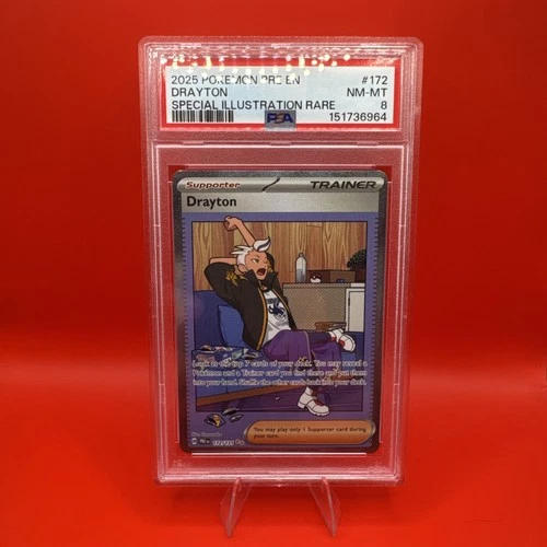 Drayton 172/131 Sv: Prismatic Evolutions Holo PSA 8