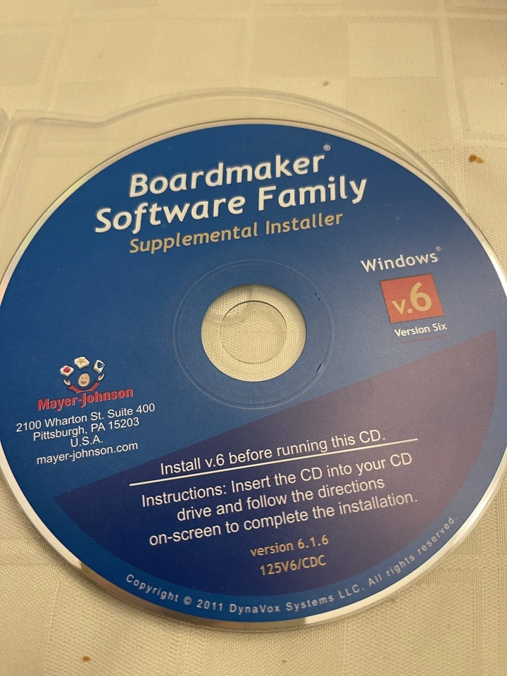 Boardmaker Plus V 6 Windows Cd Software Autism Pecs SLP AAC Picture Schedules - Image 3 of 4