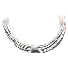 12 Pairs Underwires for Bra, 10.2 Inch Underwires for Bras Replacement, Silver