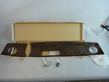 ROKEE NOS CLASSIC MINI CLUBMAN BURR WALNUT VENEER LHD 3 PIECE DASHBOARD 1970-