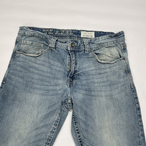 Mens TK Axel Jeans 34 x 30 Slim Boot Light Wash Dark Lot 2 Pairs - Bild 15 von 24
