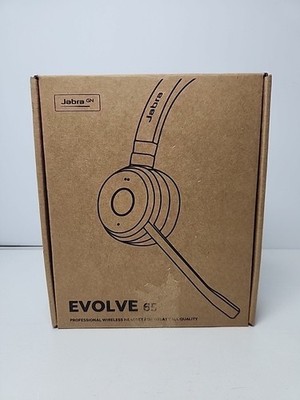 Jabra Evolve 65 TE (Third Edition) Wireless Dual-Ear Headphones Black