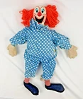 Vintage 1963 Mattel Bozo The Clown Doll 18" Pull String Tested Works Video