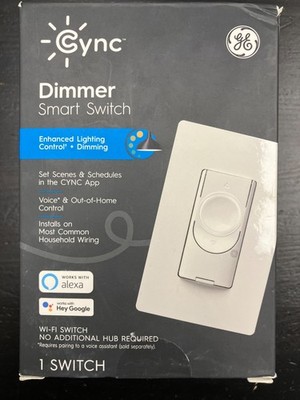 Cync On/Off Smart Switch - Voice & Out-Of-Home Control - No Neutral Wire