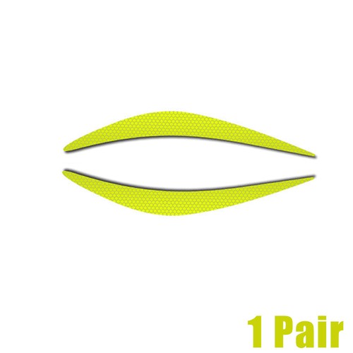 2x Car Headlight Eyebrow Reflective Strip Stickers Warning Decal Accessories - Picture 12 of 14
