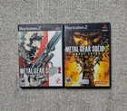 Metal Gear Solid 2 & 3 (PlayStation 2, PS2) Complete CIB Lot Black Label