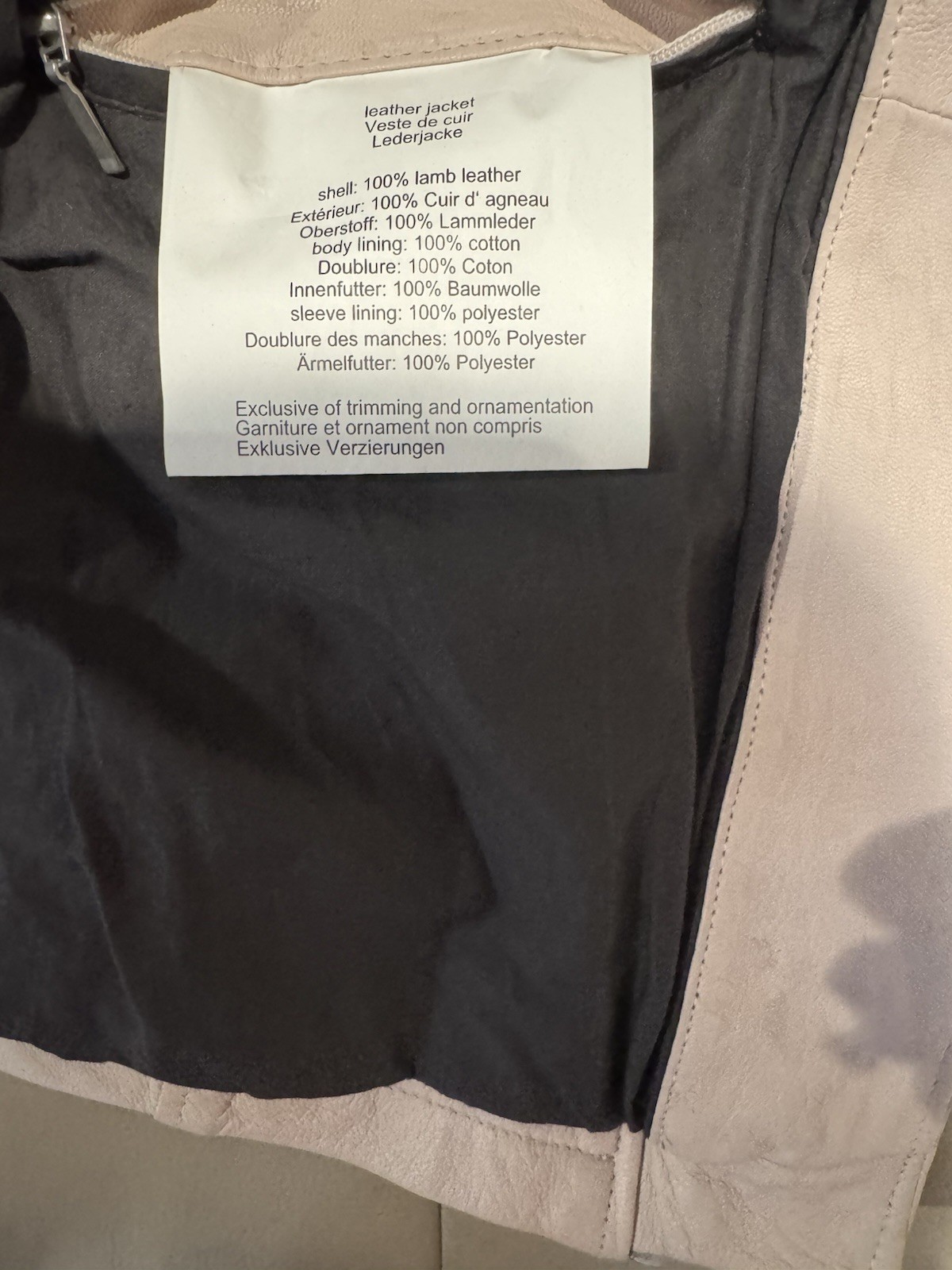 Mauritius Women's Sofia Jacket, Lamb Leather, Pal… - image 5