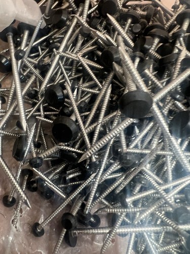 2.2kg Mixed 40mm & 65mm UPVC POLY TOP PINS NAILS PLASTIC POLYMER HEADED Fascia - Picture 3 of 6