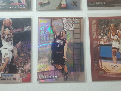 Huge Allen Iverson Lot (23) ๐ฅ๐ Rookies, Topps Finest, Chrome, Fleer Ultra, Nba - Picture 6 of 11