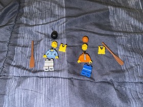 Lego Set 60057 Town City Recreation Camper Van Complete Minifigures Canoe Boat