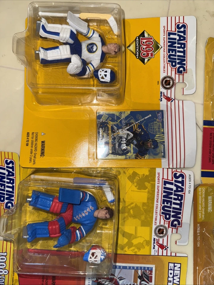 (11) NIB Starting Lineup Hockey Goalies Lot  1999 - Image 3 of 4