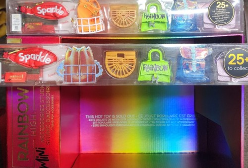2 Set di Mini Accessori Arcobaleno Alto Studio - Espositore Borsa NON APERTO - Foto 5 di 10