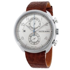 Master Works Chronograph Quartz White Dial Men's Watch MW17SOEDLBO0