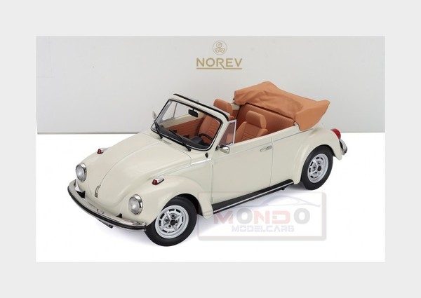 1:18 Norev Volkswagen Beetle 1303 Cabriolet 1972 Ivory NV188535 Modellbau-image