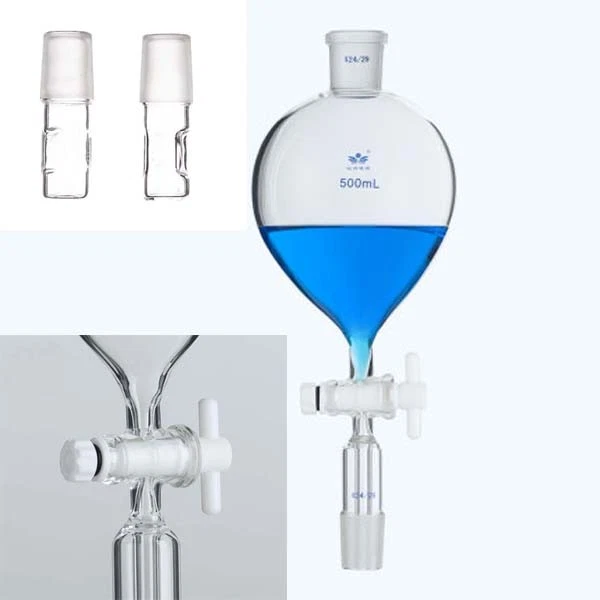 PTFE piston Laboratory Chemistry glassware 19#-24# Bottle funnel 60-1000ML - Image 2 of 4