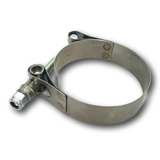 2" Silicone Hose T-Clamp 304 Stainless Steel Band Cadmium Bolt & Nut