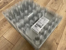Lot of 30 Costco Kirkland 24-Count Clear Plastic Empty  Egg Cartons