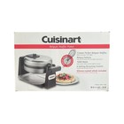 Cuisinart Belgian Waffle Maker Rotary WAF-F10B Stainless Steel Whisk Included