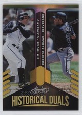 2022 Absolute Historical Duals Spectrum Gold /25 Jim Thome Roberto Alomar x2o