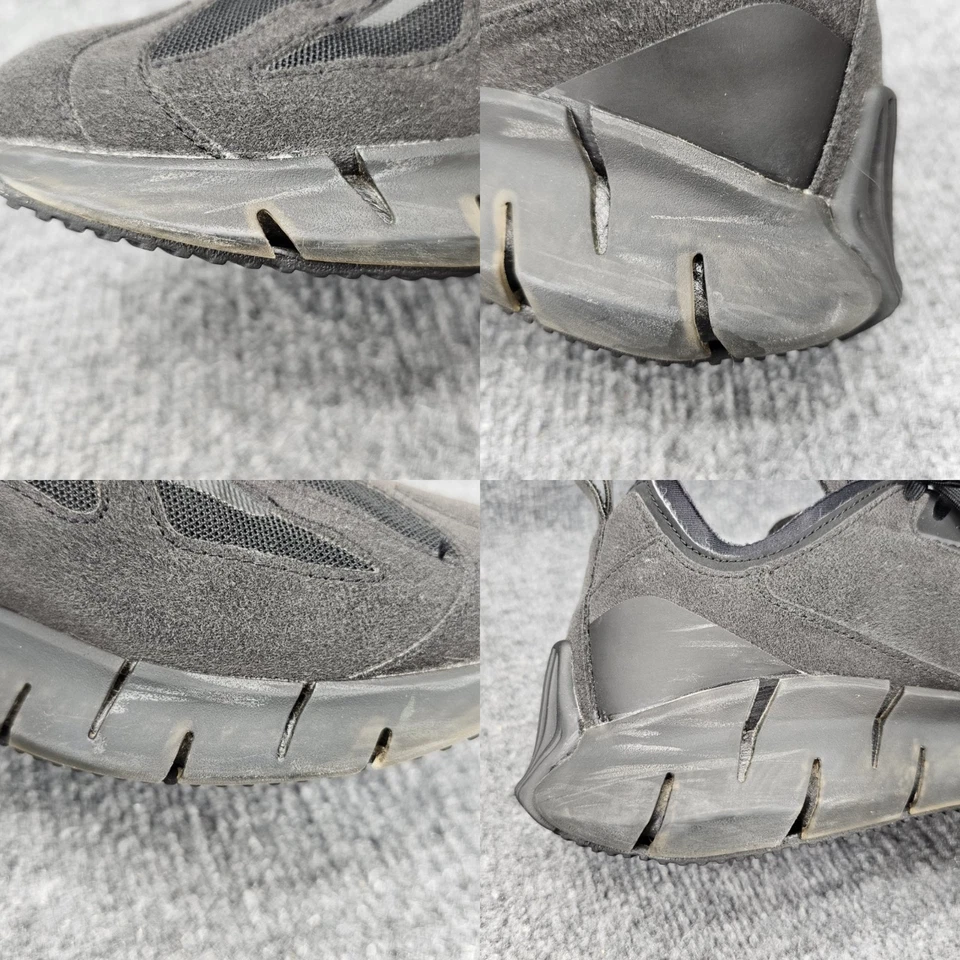 Reebok Zig Kinetica Concept Type 2 Mens Size 10 Black True Grey Running Shoes - Image 4 of 4