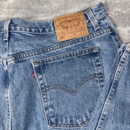 Vintage Levi's 550 Jeans Women's Size 22 S Tapered Leg Relaxed Fit USA Made - Picture 2 of 12