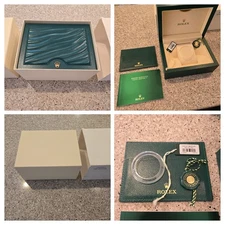 Genuine ROLEX Yacht Master II Watch Box 116680 116681 116688 Booklets Tag OEM