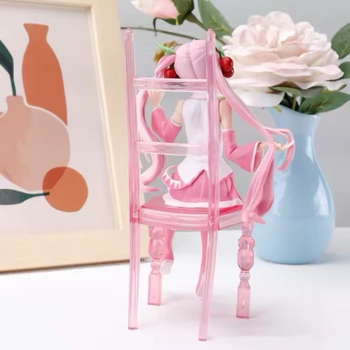 Hatsune Miku Sakura Kawaii Figura Anime Lindo Modelo Estatua Fideos Tapón - Imagen 2 de 3