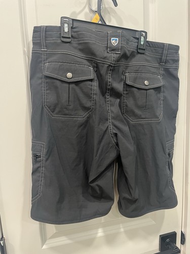 Khul Big Boys Cargo Shorts Size 14 Reg Dark Gray Color Zip Pockets Used - Picture 11 of 16