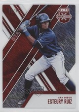 2017 Panini Elite Extra Edition Status Red Die-Cut 3/99 Esteury Ruiz #94 0x1