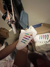K-Swiss Classic Pro II Varsity Low Top Lace-Up Sneaker White/Multicolor