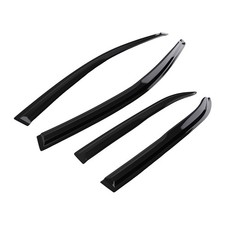 4-pc Window Rain Guard Set For Mitsubishi Lancer Sedan 2002-2007 Black