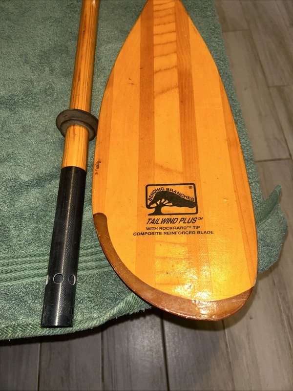 Bending Branches Tailwind Plus Wooden Kayak Paddle 2-Piece Rockguard Tips