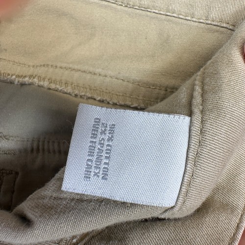 Pantalone donna Relativity kaki taglia 8 cargo piatto davanti cotone elasticizzato tasche - Foto 7 di 9