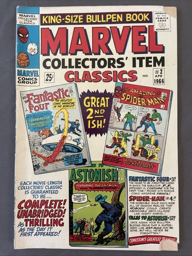 Two Comics: Marvel Collectors Item Classics No. 2 Apr, 1966 & No. 3 June, 1966 - Picture 2 of 10