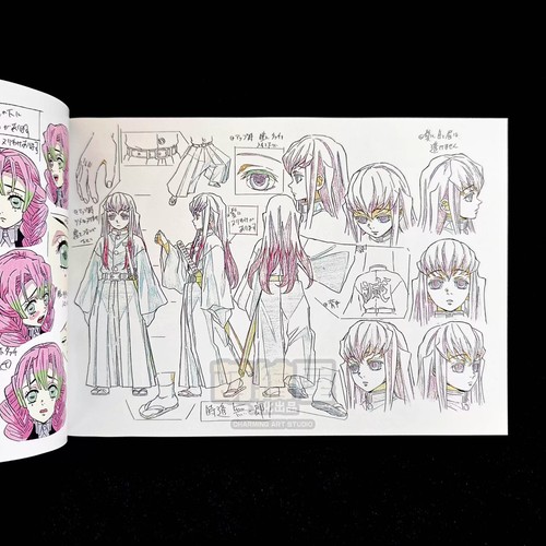 Anime Demon Slayer:Kimetsu no Yaiba manuscript Full Color Picture Album Art Book - Picture 7 of 13