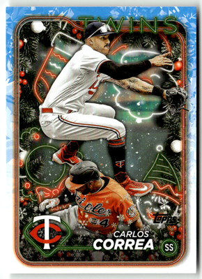 Topps MLB Holiday 2024 No. H63 Carlos Correa